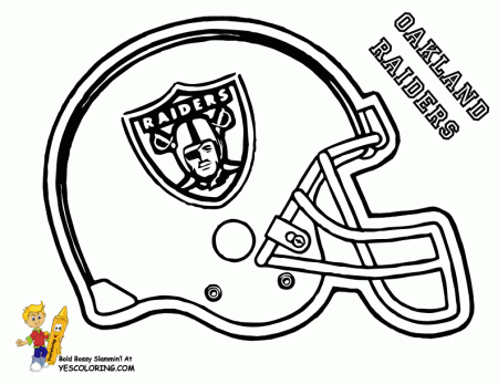 oakland raiders helmet printable. coloring pages pleasing football ...