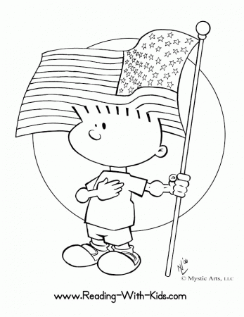 Happy Flag Day Coloring Pages