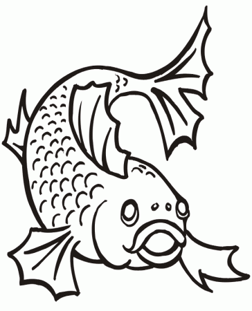 Fish Coloring Pages (1) - Coloring Kids