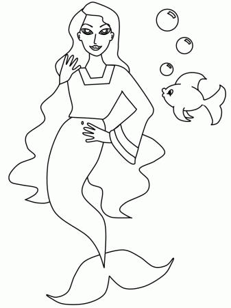 mermaids from h2o Colouring Pages (page 3)