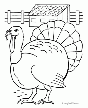 turkey-coloring-page-printable-9 | COLORING WS