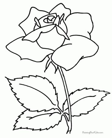 Coloring Book Pages Flowers 595 | Free Printable Coloring Pages