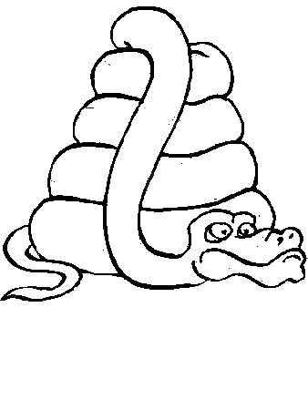snake snakes coloring pages book