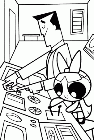 Coloring Page - Powerpuff girls coloring pages 10