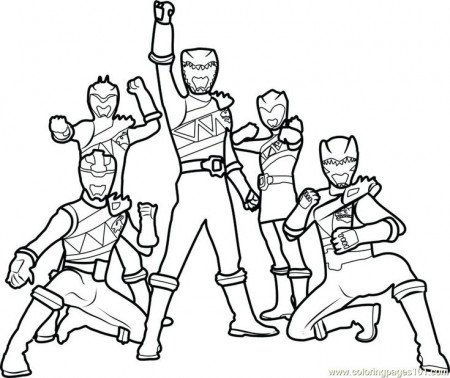 Dino Charge coloring pages