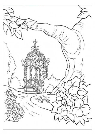 Enchanting appearance of the nature 17 nature coloring pages | Free  Printables