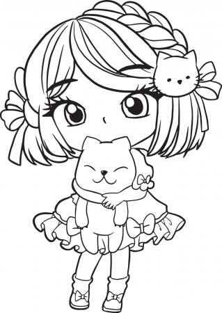 Kawaii Coloring Pages Vector Art, Icons, and Graphics for Free Download