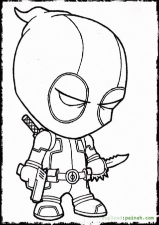 Get This Free Deadpool Coloring Pages 706100 !