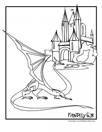 Medieval Dragon | Coloring Pages.. for kids! :D | Pinterest ...