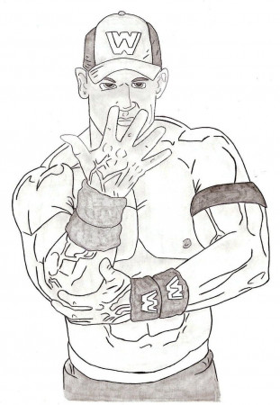 John Cena Printable Coloring Pages - Coloring Page Photos