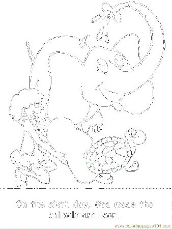 Genesis(The Story of Creation) Coloring Page for Kids - Free Genesis(The  Story of Creation) Printable Coloring Pages Online for Kids -  ColoringPages101.com | Coloring Pages for Kids