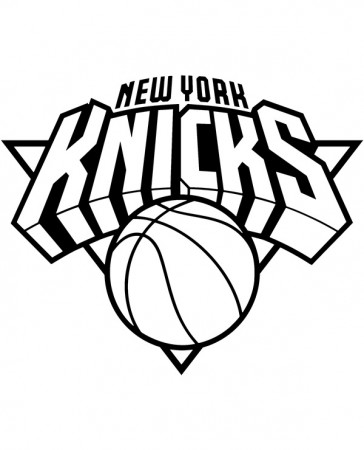 Printable New York Knicks logo - Topcoloringpages.net