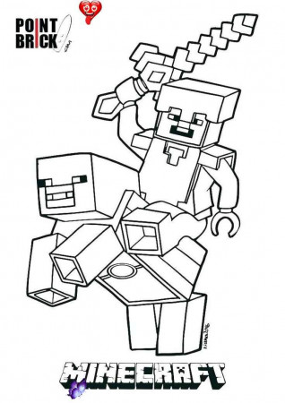 Minecraft Christmas Colouring Pages - doraemon