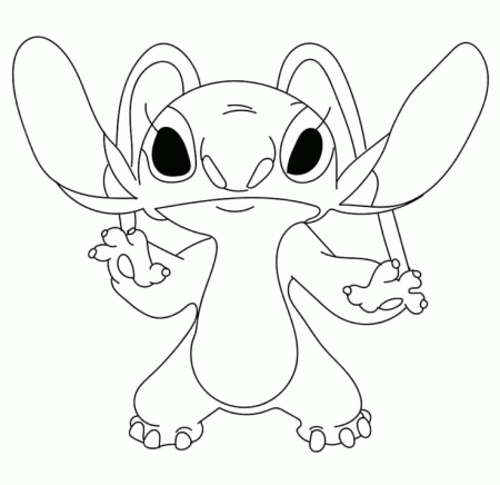 Angel from Lilo and Stitch Coloring Pages - Lilo & Stitch Coloring Pages - Coloring  Pages For Kids And Adults