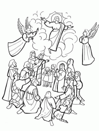 Acts 1 coloring pages
