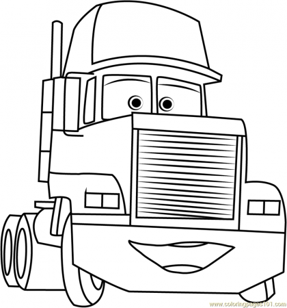 Mack Trailer Coloring Page for Kids - Free Cars Printable Coloring Pages  Online for Kids - ColoringPages101.com | Coloring Pages for Kids