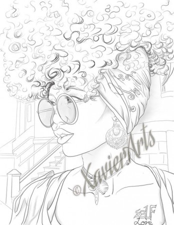 Curly Girl around town — XavierArts