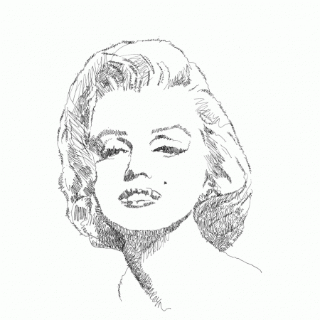 Handy Marilyn Monroe Coloring Page Free Printable Coloring Pages ...