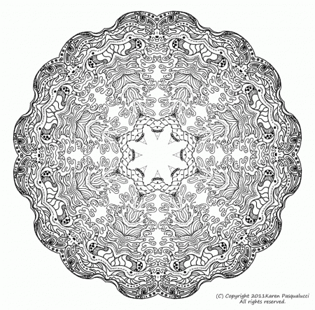 Free Geometric Coloring Pages For Adults | Coloring Online