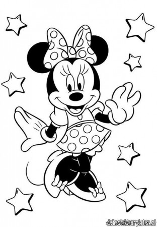 Cartoon Disney Minnie Mouse Coloring Pages Printable - Colorine ...
