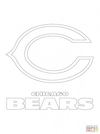 Chicago Bears Logo coloring page | Free Printable Coloring Pages