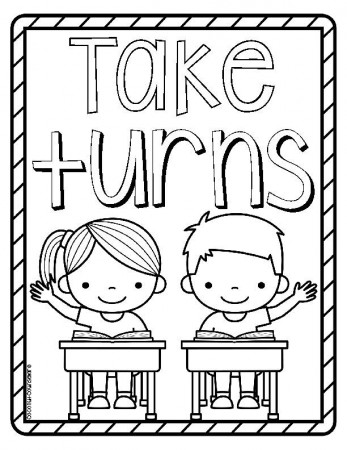 Fairness Coloring Pages - Classful