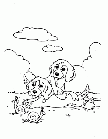 Coloring Pages of Dogs