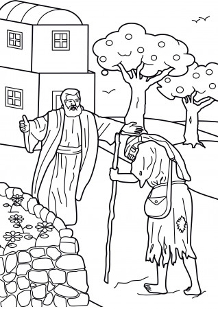 Prodigal Son Coloring Page | Coloring Pages