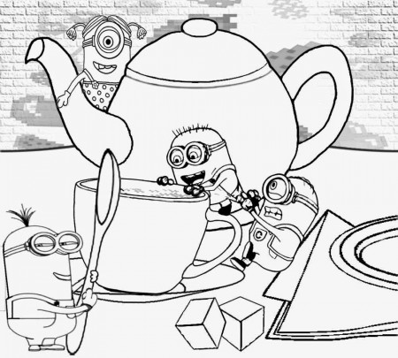 Decorative Teapot Coloring Pages - High Quality Coloring Pages