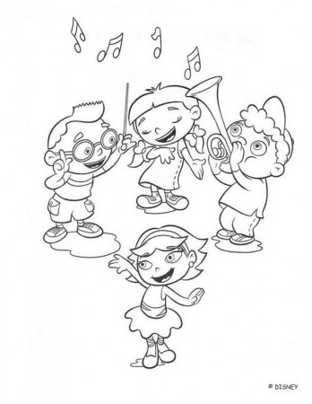 LITTLE EINSTEIN COLORING PAGES Â« Free Coloring Pages
