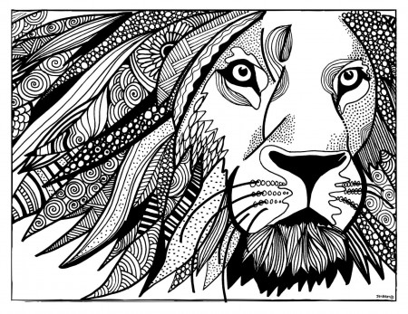 Printable Coloring Page LION Coloring Page Printable PDF - Etsy | Lion  coloring pages, Coloring pages, Printable coloring pages