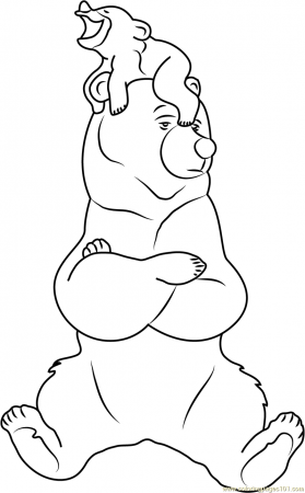 Brother Bear Coloring Page for Kids - Free Brother Bear Printable Coloring  Pages Online for Kids - ColoringPages101.com | Coloring Pages for Kids