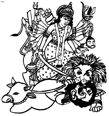 Free Durga Cliparts, Download Free Durga Cliparts png images, Free ClipArts  on Clipart Library