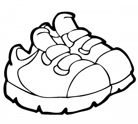 Shoe Coloring Page Photo Concept Pages Free Printable Coloring Page PNG ...