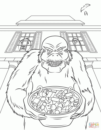 Goosebumps coloring page | Free Printable Coloring Pages