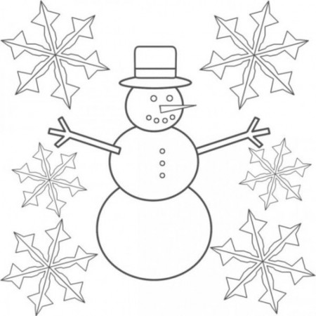Snowflake Coloring Pages | Winter Coloring pages of ...