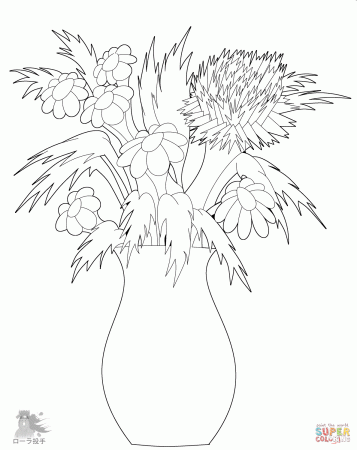 Flowers coloring pages | Free Coloring Pages