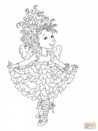Fancy Nancy with Umbrella coloring page | Free Printable Coloring ...