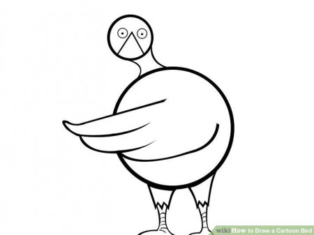 How to Draw a Cartoon Bird: 10 Steps (with Pictures) - wikiHow