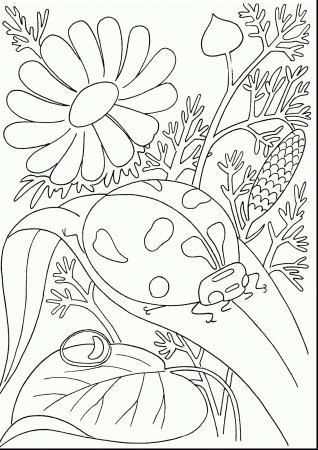 Coloring Pages : Coloring Page For Kids New Wonderful Spring ...