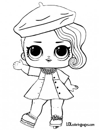 Posh Lol Doll Coloring Pages