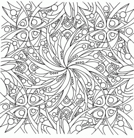 coloring-pages-for-girls-flowers-hard-2 - Clip Art Library