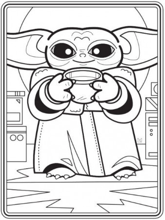 New Baby Yoda Coloring Book Is Free to Download Right Now