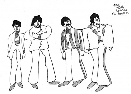 Yellow submarine coloring pages