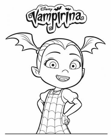 10 Printable Disney Vampirina Coloring Pages | Disney coloring ...