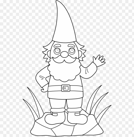 arden gnome coloring pages - drawi PNG image with transparent ...