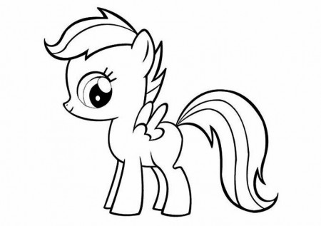 MLP Scootaloo printable coloring sheet | My little pony coloring ...