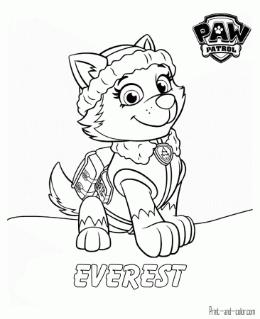 Chase Paw Patrol Printable Coloring Pages Printables Rubble Free For Kids  Pj – Stephenbenedictdyson