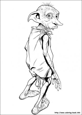Dobby harry potter clipart | Harry potter colors, Harry potter coloring  book, Harry potter coloring pages