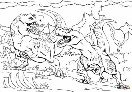 T Rex Coloring Pages – coloring.rocks!